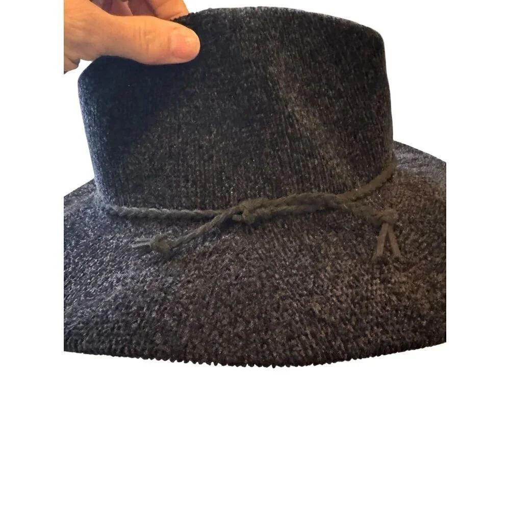 Britts Knits Getaway Foldable Hat Wool Wide Brim Fedora Hat With Braided Band